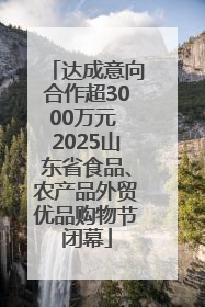 达成意向合作超3000万元 2025山东省食品、农产品外贸优品购物节闭幕
